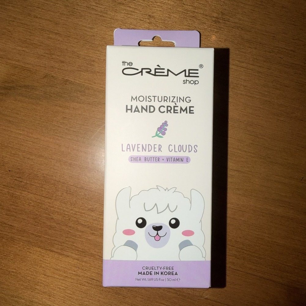 NEW‎ The Creme' Shop Moisturizing Hand Creme Lavender Clouds - Sealed